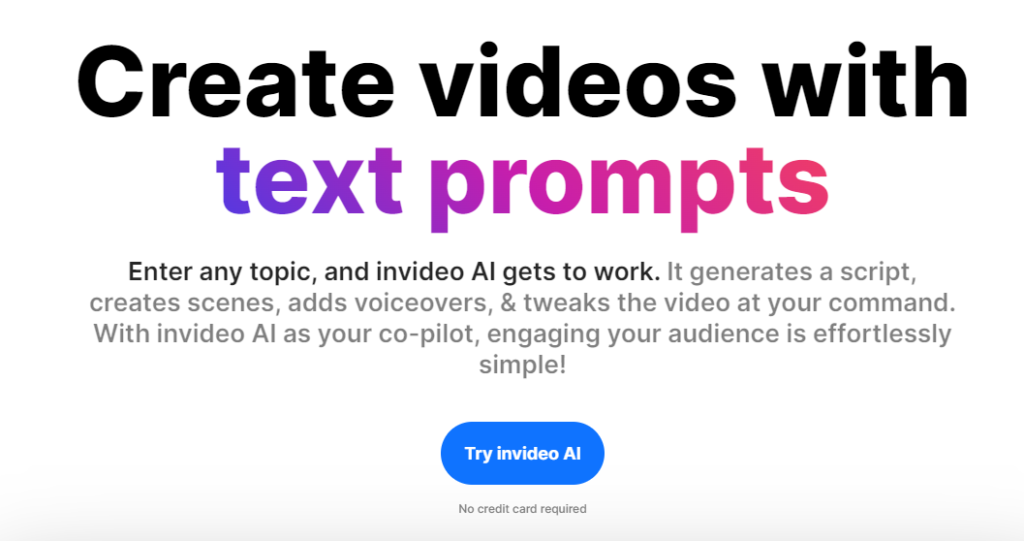 4 InVideo: Simplifying Text-to-Video Conversion