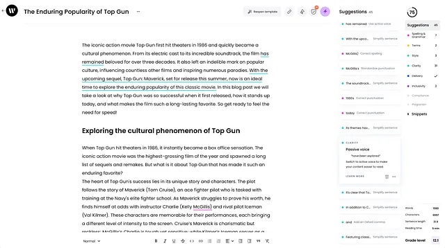 Writer: Your Go-To AI Writing Tool Minus the Controversy