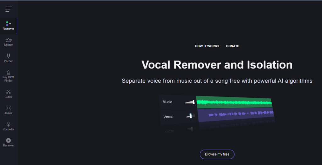 Vocal Remover: Isolate the Music